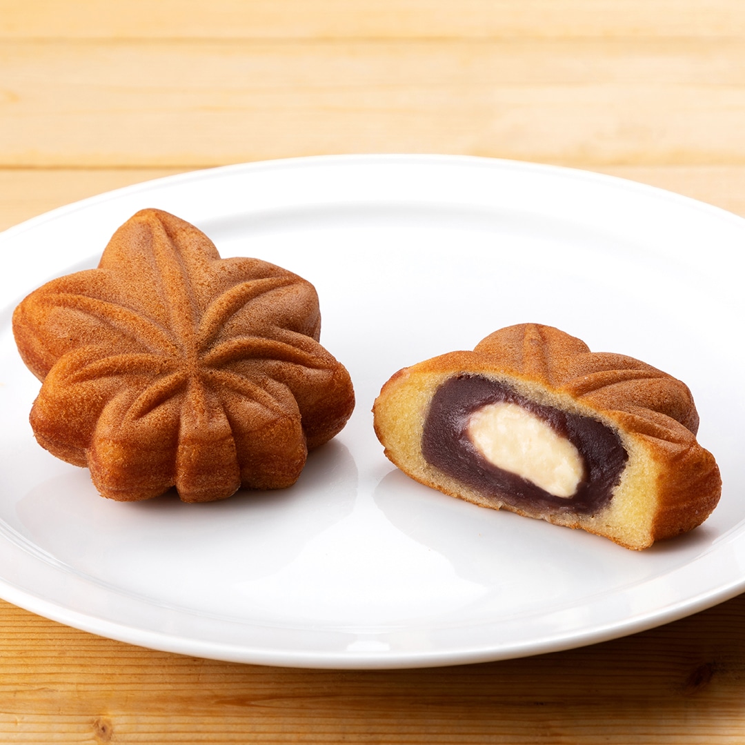 ひんやり、とろける。もみじ&くりーむパン8個詰合せ(5種)
