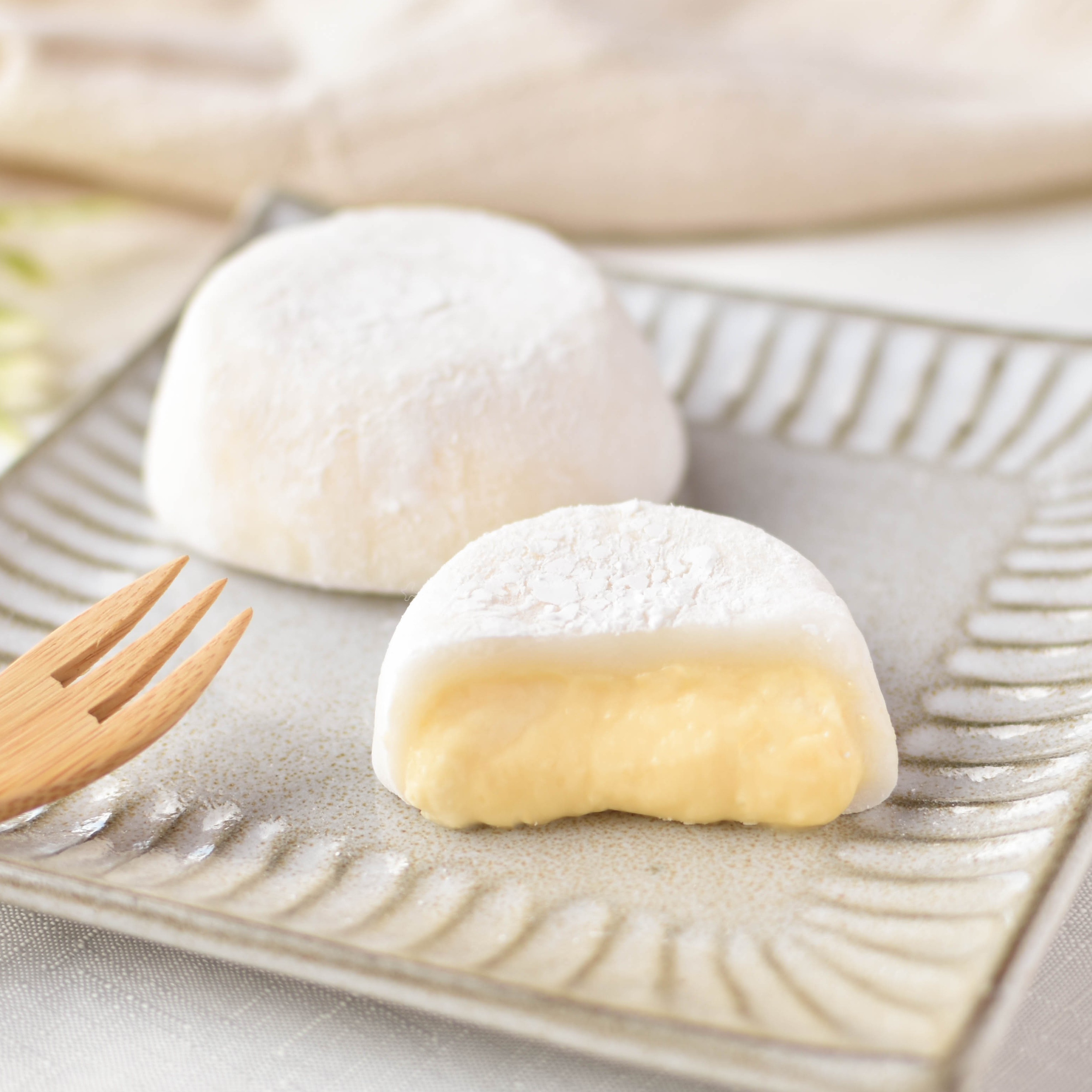 [da010]とろけるくりーむ大福カスタード4個詰合せ