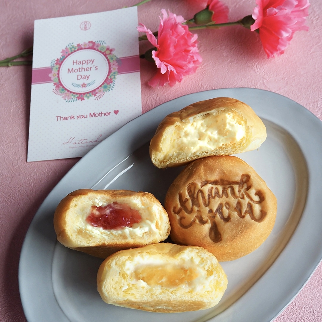 感謝の気持ち6個詰合せ(3種) 母の日カード付き sm074