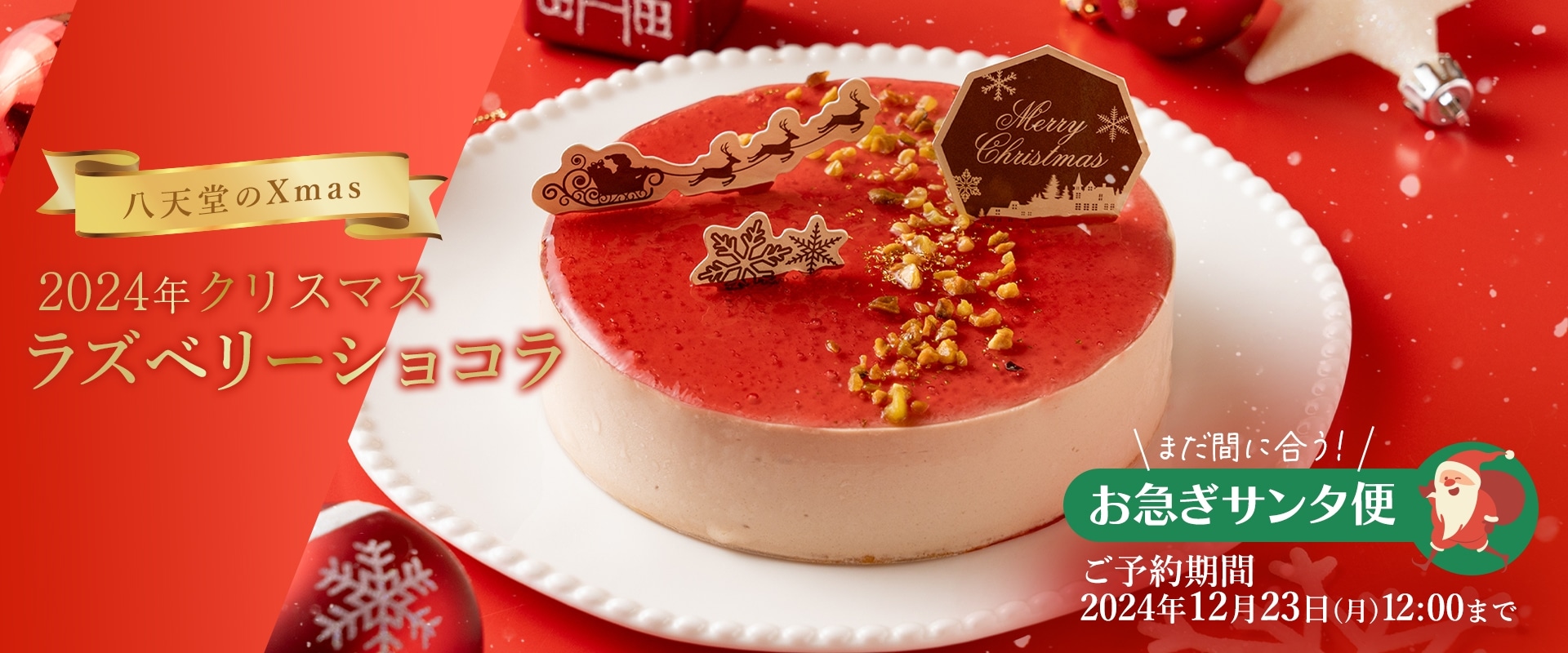 クリスマスケーキ【お急ぎサンタ便】